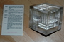 Bill Gosper's 4.25 inch Clear Acrylic Cube (4 AVAILABLE)